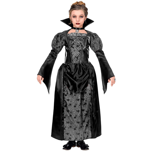 Sukienka na Halloween Czarna Dziewczyna Wampir