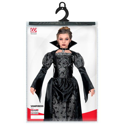 Sukienka na Halloween Czarna Dziewczyna Wampir