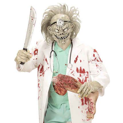 Maska na Halloween Zombie Doctor