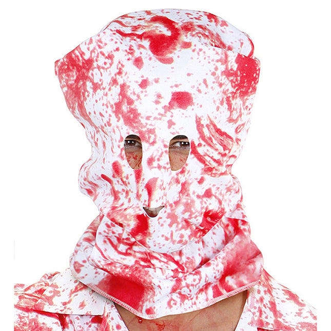 Maska na Halloween Czerwona Biała Krwawa