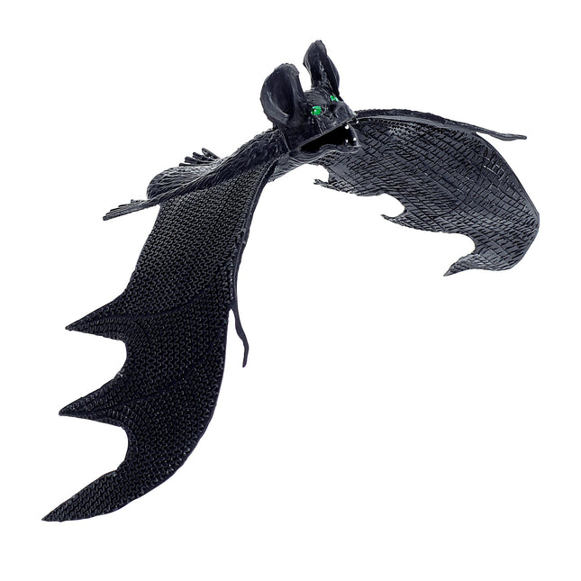 Halloweenowy sztuczny nietoperz 29 cm