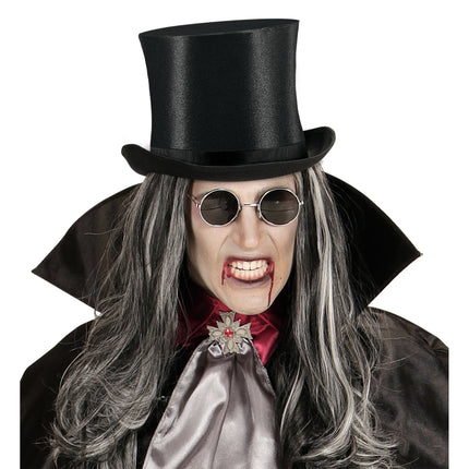 Kapelusz na Halloween czarny wysoki