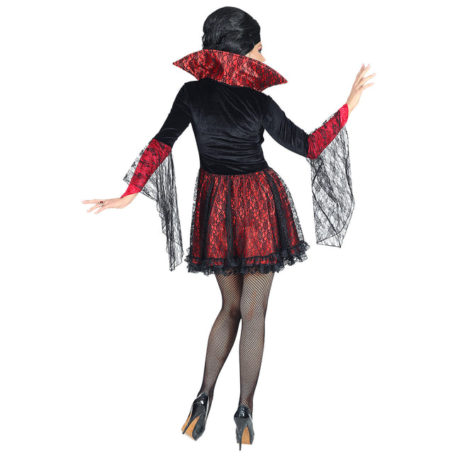 Kostium damski na Halloween - koronka wampira