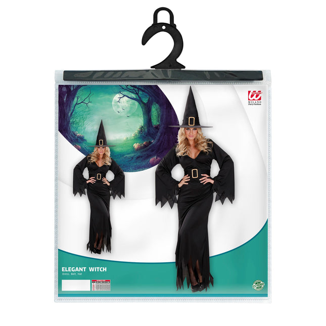 Sukienka na Halloween Czarna Czarownica