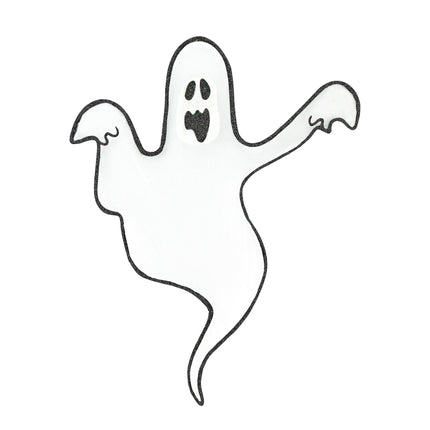 Halloweenowa dekoracja ścienna Duch z oświetleniem LED