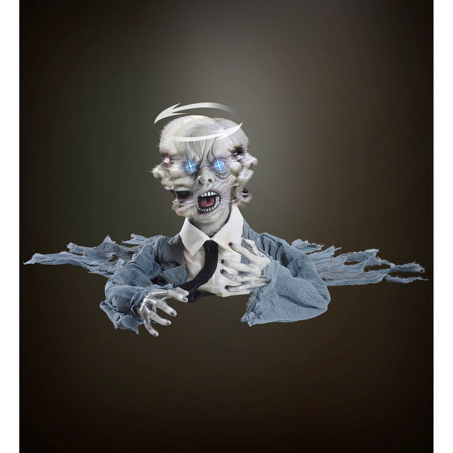 Lalka Halloween Zombie ze światłem i dźwiękiem