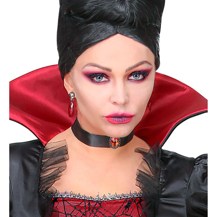 Naszyjnik na Halloween Czerwony Kamień