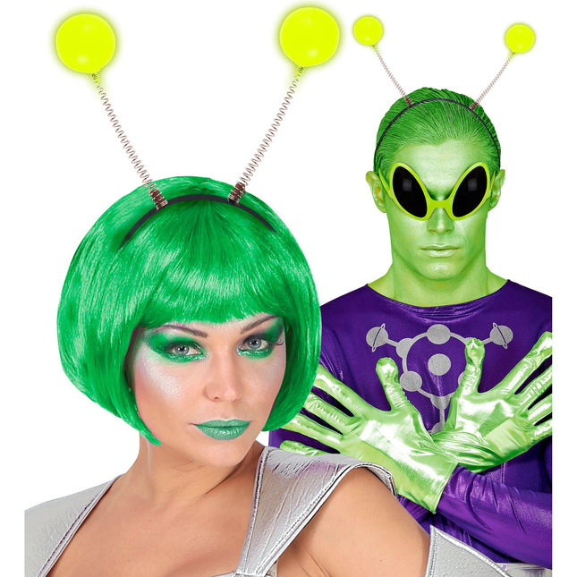 Opaska do włosów Alien Glow In The Dark
