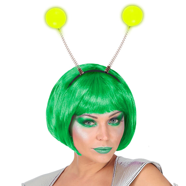 Opaska do włosów Alien Glow In The Dark