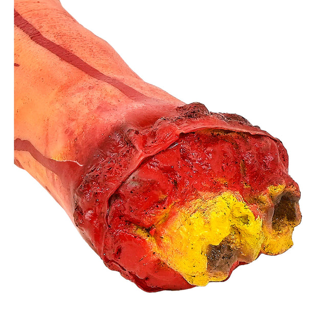 Halloweenowa sztuczna ręka odcięta kością