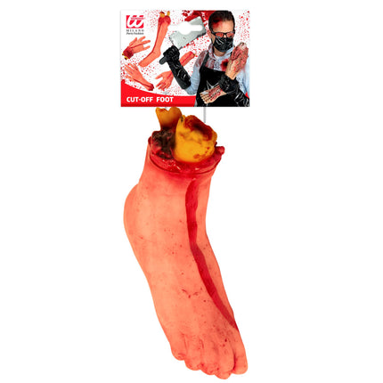 Halloweenowa sztuczna stopa