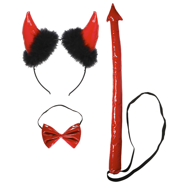 Zestaw akcesoriów na Halloween Devils 3 szt