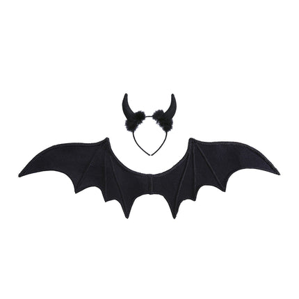 Zestaw akcesoriów na Halloween Czarny Diabeł