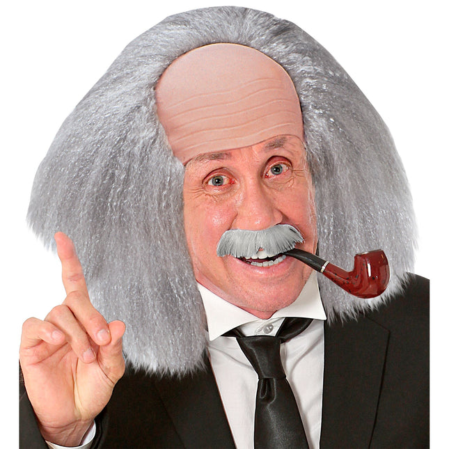 Peruka na Halloween Profesor Łysy