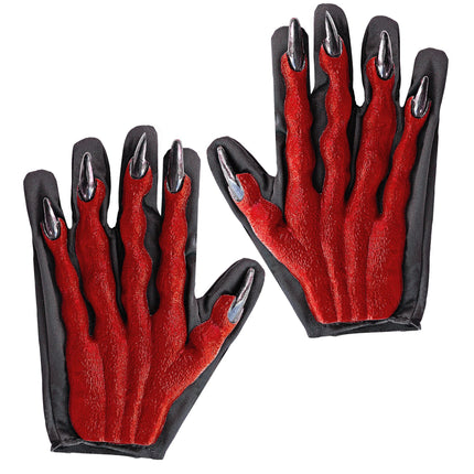 Rękawiczki na Halloween Diabeł