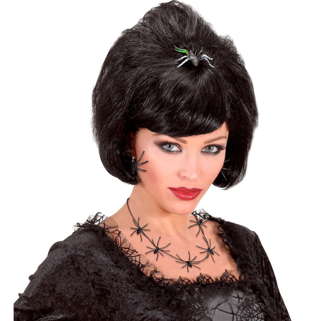 Naszyjnik na Halloween Pająki 60 cm