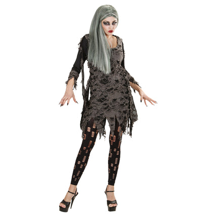 Kostium na Halloween damski Zombie 2-częściowy