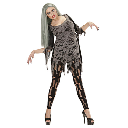 Kostium na Halloween damski Zombie 2-częściowy