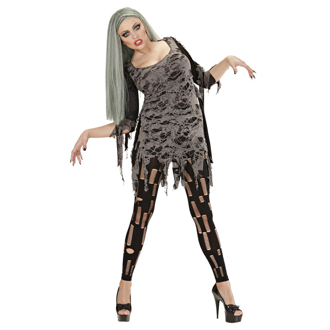 Kostium na Halloween damski Zombie 2-częściowy