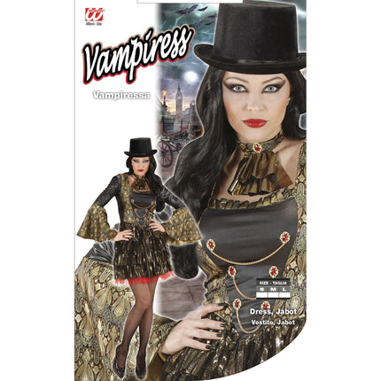 Kostium na Halloween Damski Wampir Gotycki