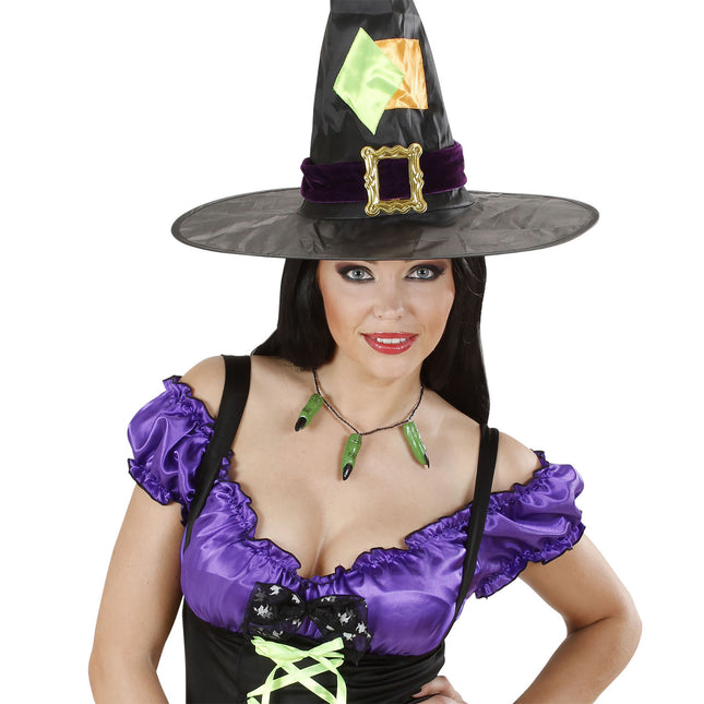 Halloweenowy naszyjnik z palcami