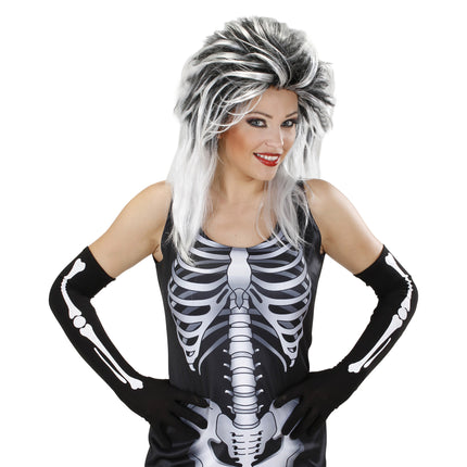 Rękawiczki na Halloween Kości