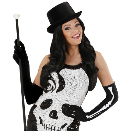 Rękawiczki na Halloween Kości