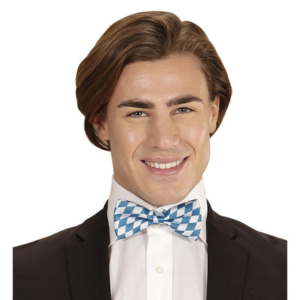 Oktoberfest Bow Blue White