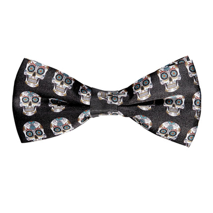 Dia De Los Muertos Bow Black