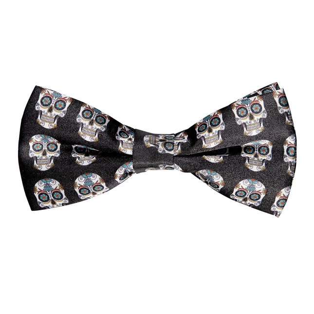 Dia De Los Muertos Bow Black