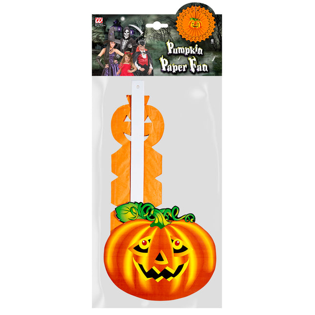 Pomarańczowa dynia dla fanów Halloween 50 cm
