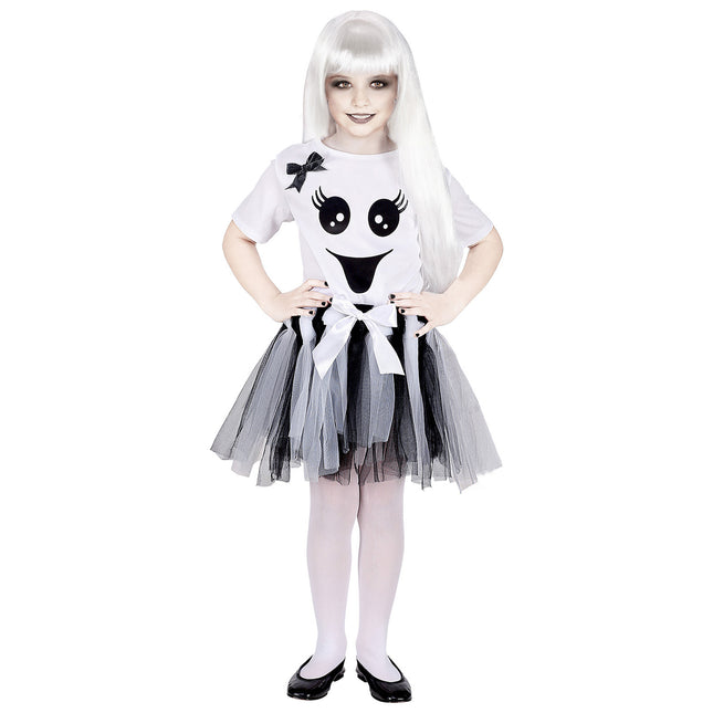 Sukienka na Halloween dla dziewczynki Szkielet