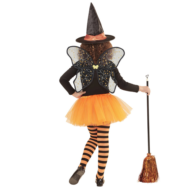 Zestaw akcesoriów na Halloween Dziecko Czarownica 3 szt