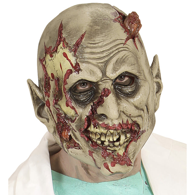 Maska na Halloween Laboratorium Zombie