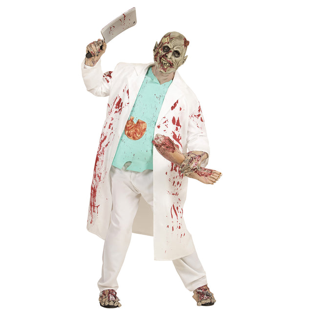 Maska na Halloween Laboratorium Zombie