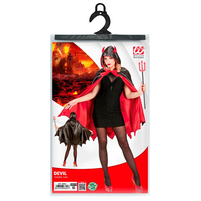 Pelerynka diabła na Halloween
