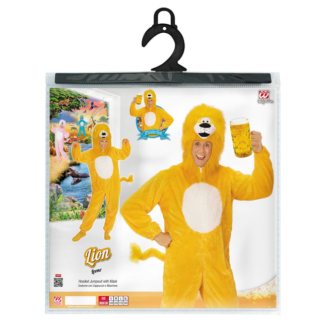 PLUSHE ŻÓŁTY LEW, XL 190CM