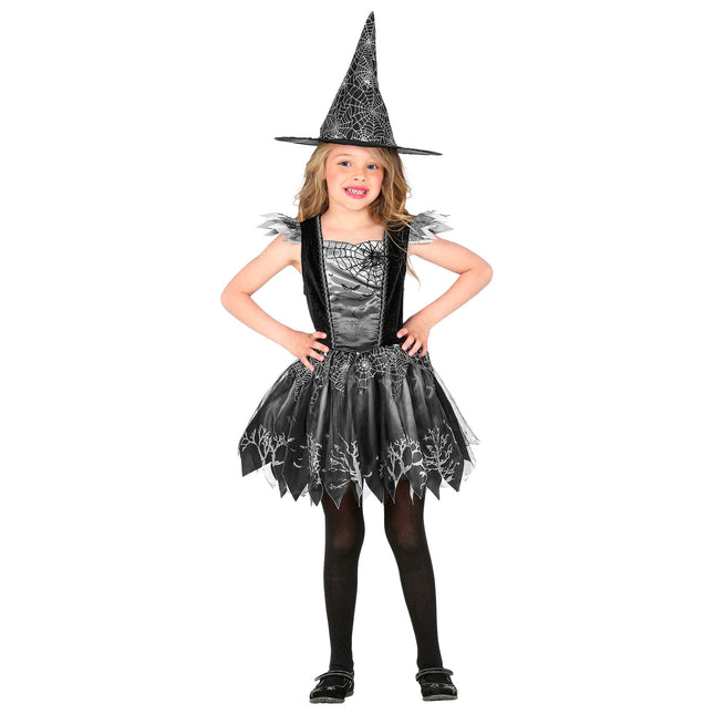 Kostium czarownicy Black Silver Girl