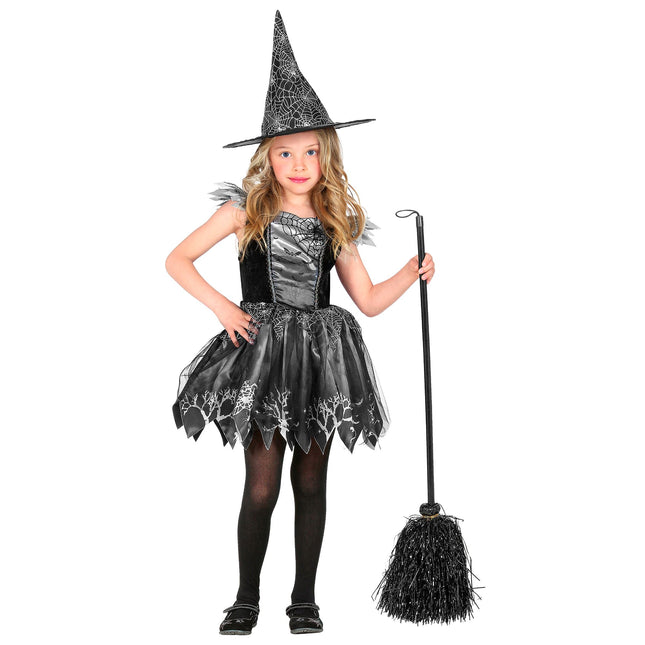 Kostium czarownicy Black Silver Girl