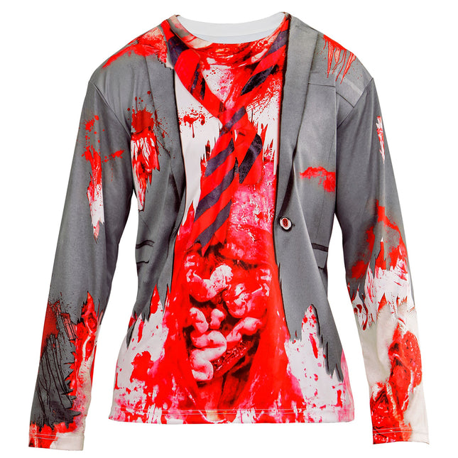 T-SHIRT Z DŁUGIM RĘKAWEM ZOMBIE MAN