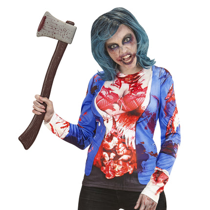 T-SHIRT Z DŁUGIM RĘKAWEM ZOMBIE WOMAN L/XL