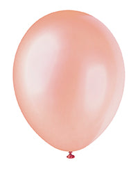 Balony w kolorze różowego złota 30cm 8szt