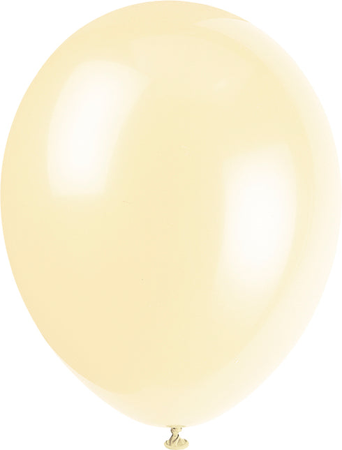 12" Balony lateksowe Premium, 10 sztuk - różne pastelowe