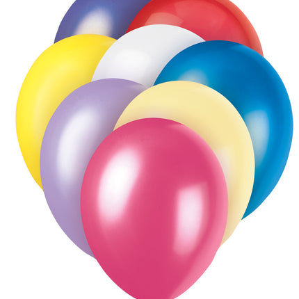 12" Perłowe balony premium, 8 sztuk - różne pastelowe