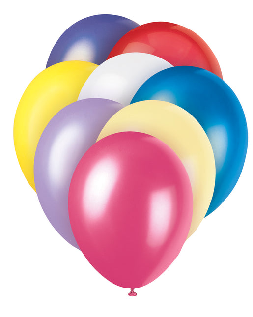 12" Perłowe balony premium, 8 sztuk - różne pastelowe