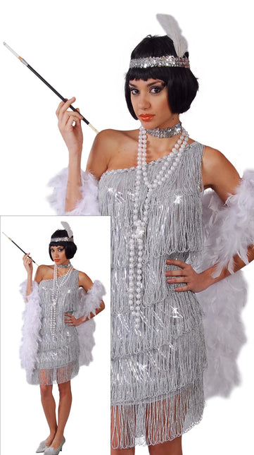 Charleston Dress Silver Ladies