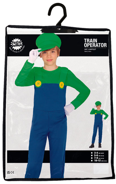 Kostium Super Mario dla chłopca Luigiego
