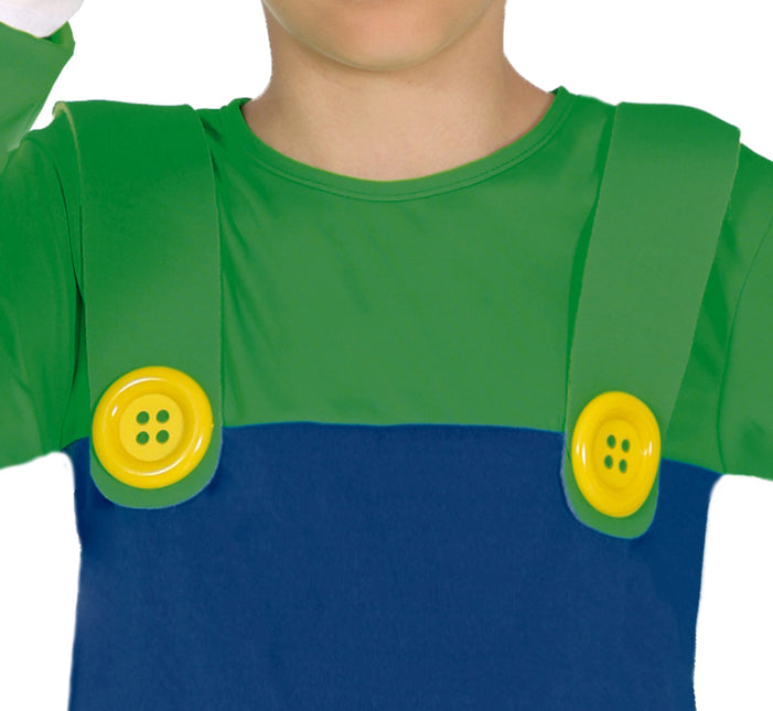 Kostium Super Mario dla chłopca Luigiego