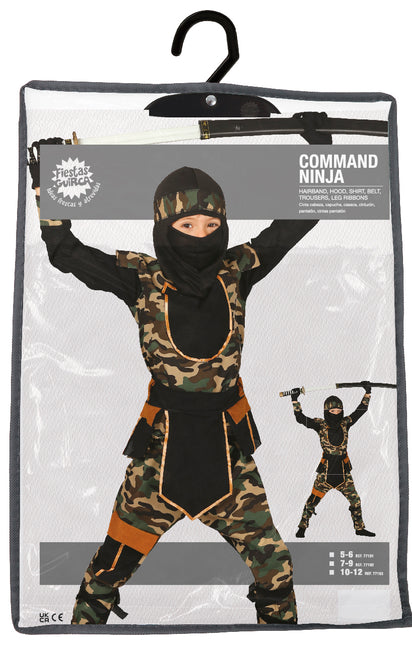 Dziecięcy kamuflaż Ninja Suit
