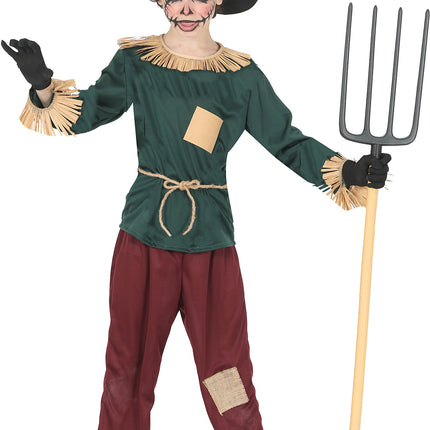 Kolorowy kostium na Halloween dla dzieci – strach na wróble